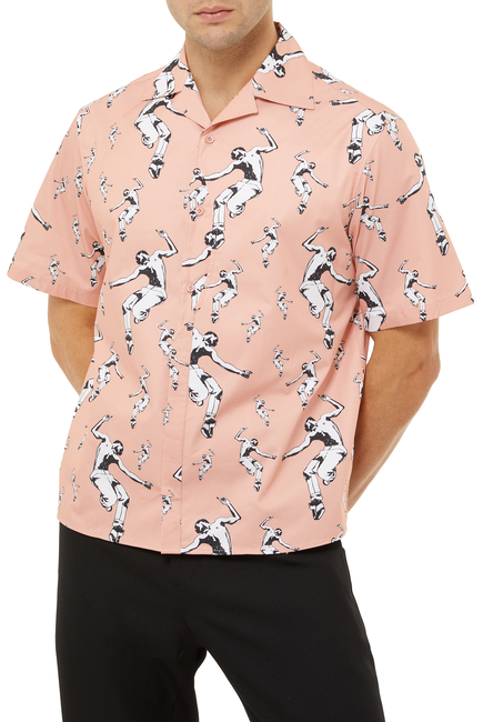 Printed Bowling Shirt